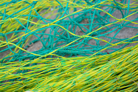 黄网和绿色尼龙网高清图片