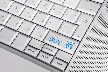 电子商务按钮键盘灰色购物车工具技术购物互联网概念控制背景图片