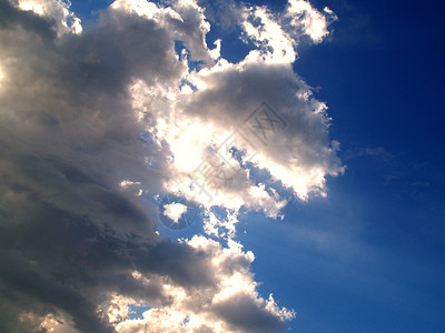 不同彩色的天空云下雨蓝色天堂戏剧性环境日落阳光积雨气候拼贴画背景图片