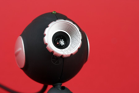网络相机技术体积眼睛机器人圆形工具袖珍极客玩具圆圈背景图片