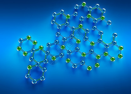 高分子3d 抽象分子科学插图化学物质网络药品建造化学家生物化学品细胞技术背景