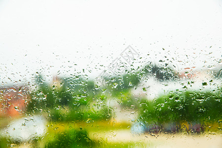 湿哒哒雨哒哒波纹窗户流动玻璃液体水分天气环境水滴雨滴背景