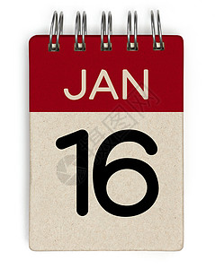 1月16日日历背景图片