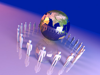 地球分享素材全球小组亚洲圆圈朋友们顾客文化插图全球化蓝色图学合作职员背景