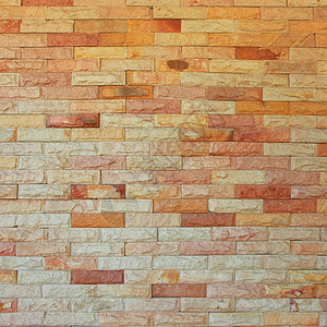 砖砖墙岩石石头效果纹理棕色砂岩橙子围墙背景图片