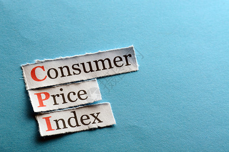 cpi指数cpi 缩略语绿色商业数据拼贴画价格经济蓝色金融预算消费者背景