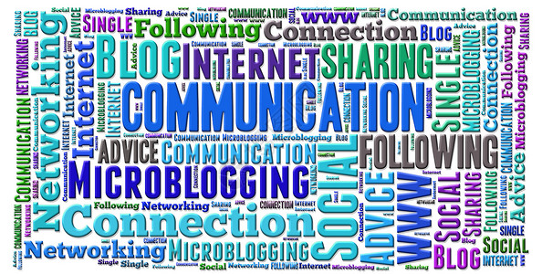 沟通互联网网络白色博客商业背景图片