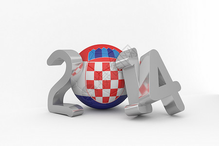 克罗地亚世界杯 2014年贺词计算机国际足球运动插图绘图全球世界杯子锦标赛背景图片