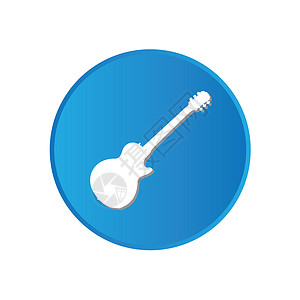 100 艺术板标签设计细节吉他圆形徽章蓝色互联网网络元素背景图片