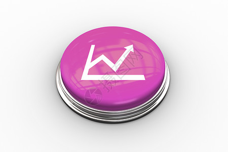 粉色插图箭头按钮上的图形和箭头图形的复合图像控制插图力量粉色绘图计算机数据生长数字图表背景