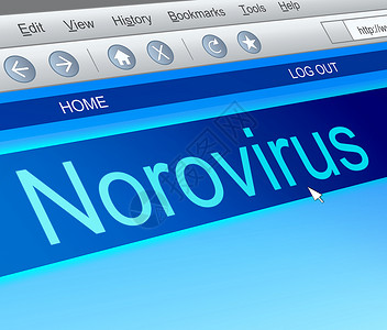 诺罗病毒的概念电脑感染技术网站胃病截图呕吐肚子腹泻疾病背景图片