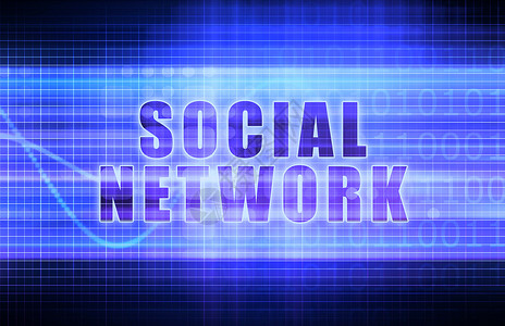 社会网络社交网络软件技术背景图片