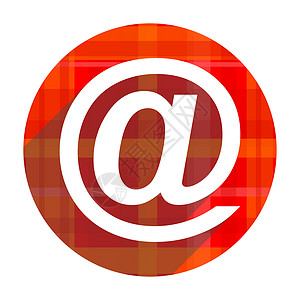 读信email 红平面图标孤立邮政网络彩信电话字母地址商业按钮盒子贴纸背景