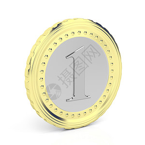 硬币现金金子金属令牌经济货币银行宝藏金融数字背景图片