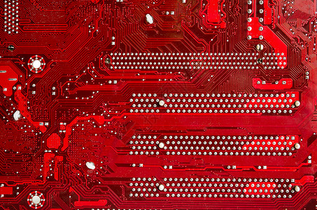 红右书架半导体电脑打印母板电子电气电路硬件宏观技术背景图片