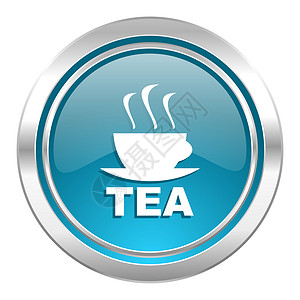 茶杯图标茶叶图标 热茶杯茶牌背景