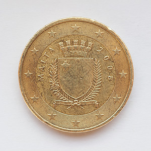 马耳他欧元硬币联盟货币金融财富现金商业银行业背景图片
