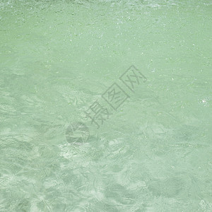 绿色水流动运动液体水池波浪色调背景图片