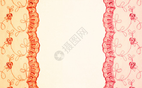 带框框架橙子粉色红色织物坡度问候婚礼古董背景图片