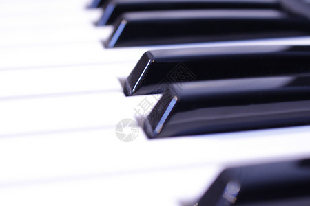 显性的显性键盘流行音乐教育钢琴白色迷笛合成器黑与白钥匙音乐背景