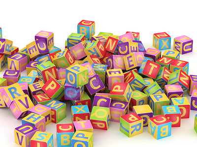 实心桩块顺序ABC 立方体堆积字母命令阅读智慧教育时间团体学校学习教学背景
