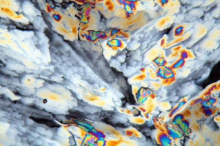 显微镜下硫酸钾化学工业显微科学代理人化学品水晶化工产品施肥样本背景图片