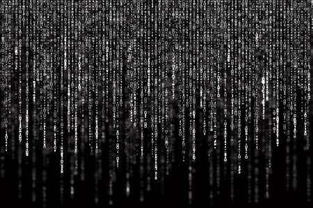 线条数字数字抽象背景黑白矩阵互联网网络代码编码辉光数据黑色数字化商业科学背景