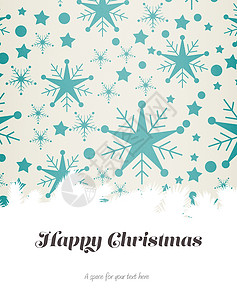 快乐圣诞节的复合图像Name问候语贺卡绘图计算机雪花墙纸字体枞树边界背景图片