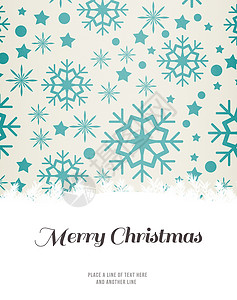 喜庆圣诞节的复合图像雪花字体绘图草书边界贺卡计算机枞树墙纸问候语背景图片
