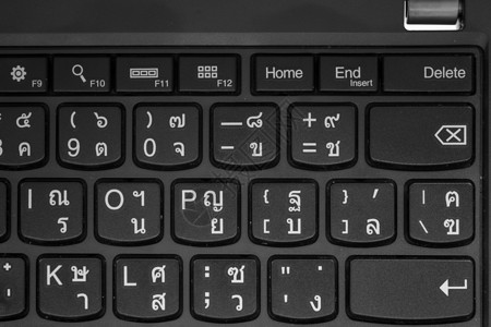 计算机键盘特写乐器电脑技术部分笔记本商业背景图片