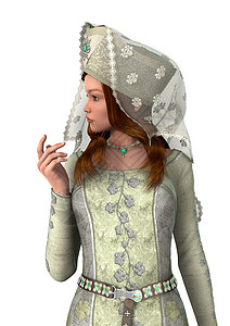 中世纪舞会中世纪夫人成人狂欢时尚贵族魅力童话风格贵妇人衣服女性背景