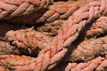 海绳船运海军航海宏观血管领带细绳缠绕绳索纤维背景图片