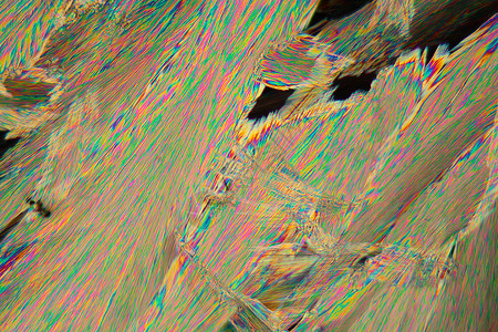 乙酰水杨酸显微镜下的乙酰硅酸水晶对称生物显微照片彩虹生活生命科学科学科学家宏观背景