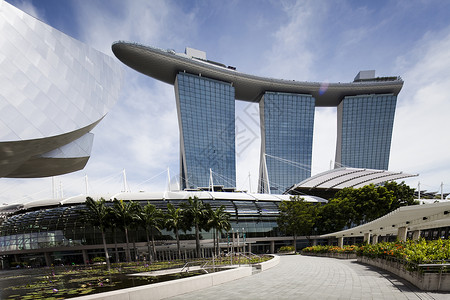 新加坡银行城市景观城市的高清图片