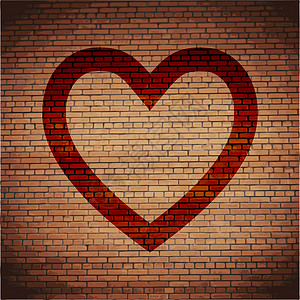 心矢量图带有抽象背景的红心图标平平庆典情感礼物婚礼插图婚姻情人假期热情心脏背景