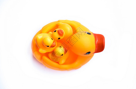 塑料动物黄橡皮鸭洗澡黄色浴室塑料孩子童年鸭子淋浴水池玩具背景