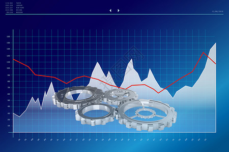 齿轮和轮轮复合图像计算机械图表绘图商业机器车轮数据计算机科技背景图片