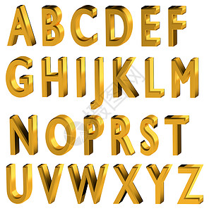 劳动节三维字体3d 金字字体字母表背景