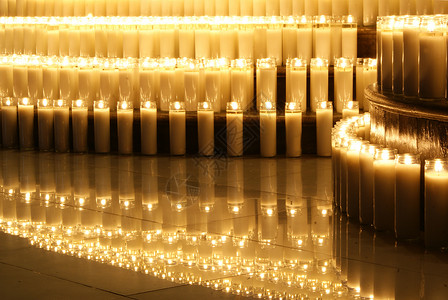 蜡烛冥想信仰寺庙背景图片