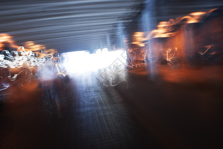 简易城市灯街道隧道背景图片