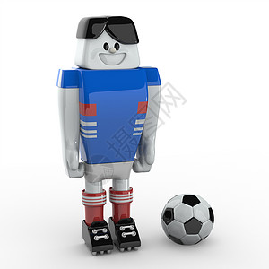 3D 足球运动员国际运动男生衬衫玩家团队游戏冠军微笑锦标赛背景图片