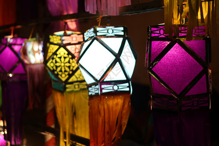 迪瓦利光传统宗教文化灯笼喜庆节日背景图片