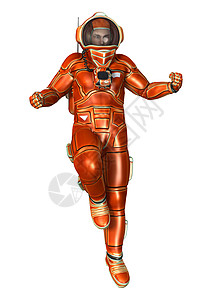 宇航员套装头盔勘探白色先锋太空人旅行科学行星火星背景图片