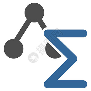 盈亏平衡分析图分析图标计算图表会计解决方案科学字形链接公式功能化学背景