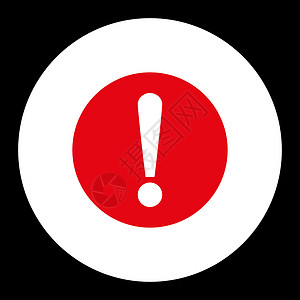 问题平面红白双色圆环按钮帮助惊呼事故信号风险背景攻击安全报警冒险背景图片