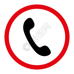 拨号图标电话平板聚红和黑色彩四轮光栅图标黑色字形戒指电讯拨号热线电话号码红色讲话扬声器背景