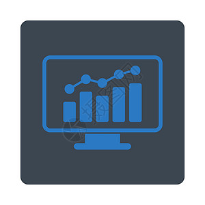 监控图监测图标推介会屏幕金融报告监控蓝色饼形统计图表销售量背景