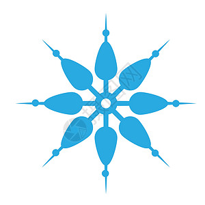 数字化蓝色蓝雪花设计插图雪花绘图水晶计算机背景图片