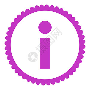 紫色泼墨图Info 平版紫色彩色环形邮票图标背景