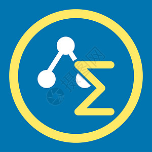 计算公式素材分析图标化学品蓝色数学计算公式字形解决方案圆圈链接背景背景